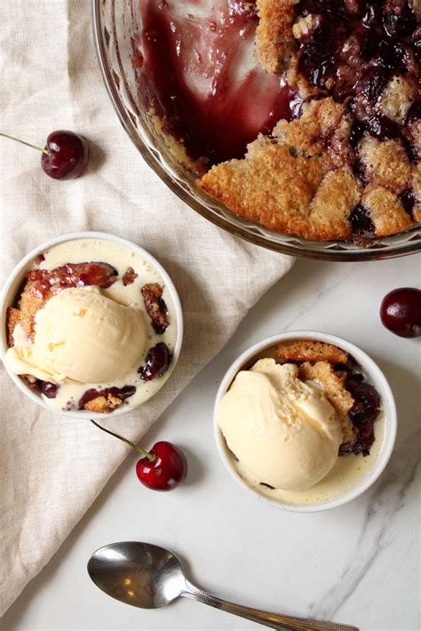 The Best Homemade Cherry Cobbler Recipe The Midwest Kitchen Blog