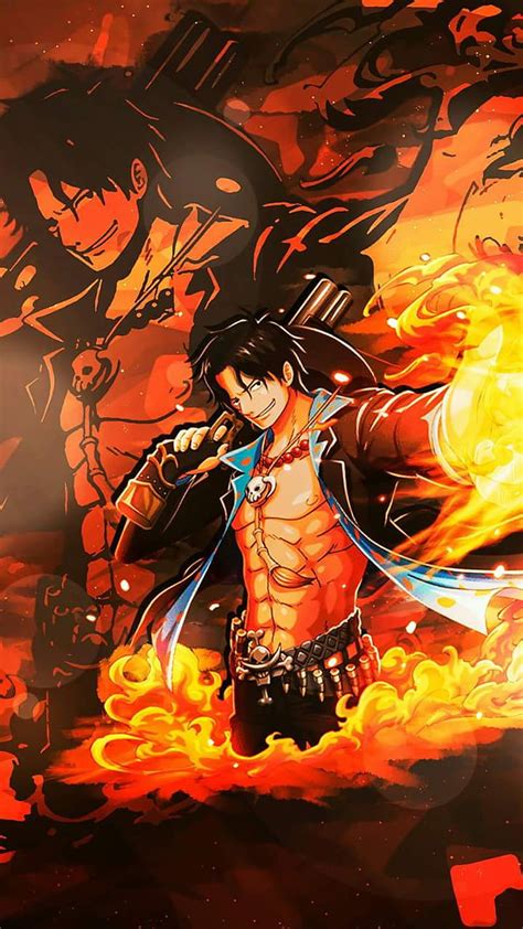 Ace Fire Fist Ace One Piece Hd Phone Wallpaper Peakpx