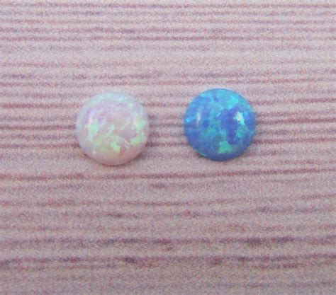 5mm Opal Cabochons Round Loose Gemstone Cabochons Light Etsy