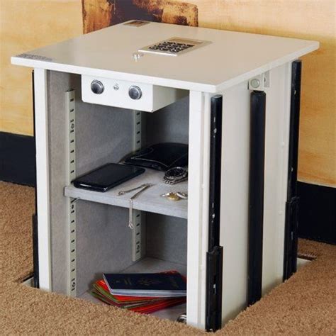 It was one of our expert who had suggested this model as he had a good amount invisible security: Protex Lifto-1414 Floor Safe Hides Valuables James Bond Style