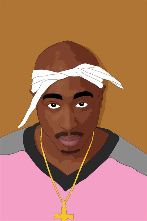 Tupac Illustration Art By Mango And Design Hip Hop Artwork Posters