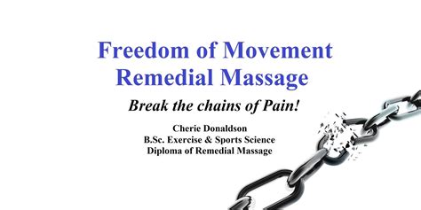 freedom of movement remedial massage