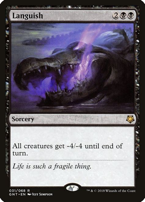Maybe you would like to learn more about one of these? Languish · Game Night (GNT) #31 · Scryfall Magic: The Gathering Search
