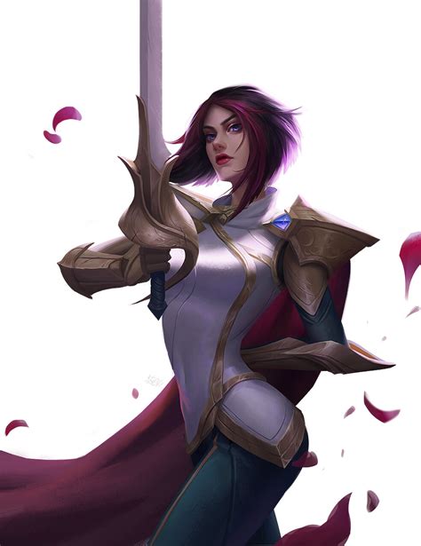 Artstation Fiora Laurent Naifan Zhang Lol League Of Legends Lol Champions Champions