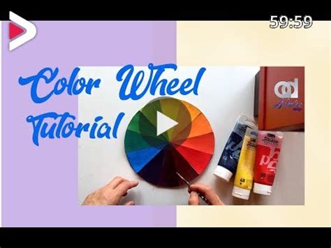 Color Wheel Chart Mixing Theory Painting Color Wheel Tutorial Color