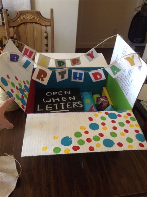 Best friend gifts diy pinterest. Open when letters for my best friends birthday. Its a ...
