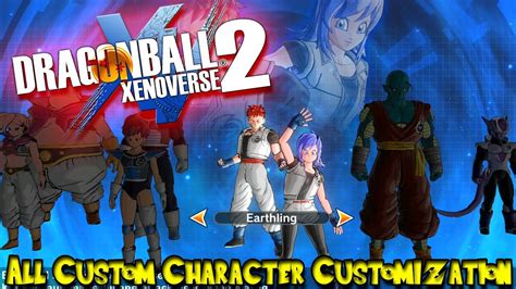 Dragon Ball Xenoverse 2 All Custom Created Character Customization