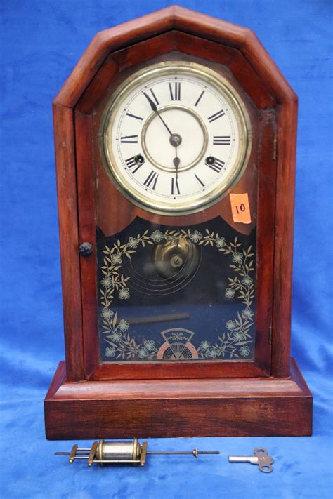 Lot Waterbury Cathedral Mantle Clock