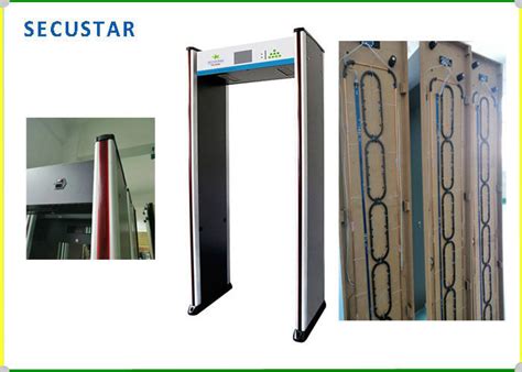 Self Diagnostic Door Frame Metal Detector Walk Thru Metal Detectors