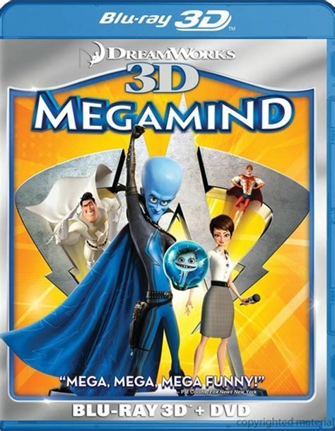 Megamind 3d Blu Ray 3d Dvd Combo Blu Ray 2010 Dvd Empire