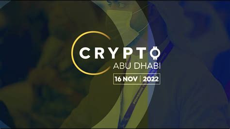 Abu Dhabi Finance Week Crypto Youtube