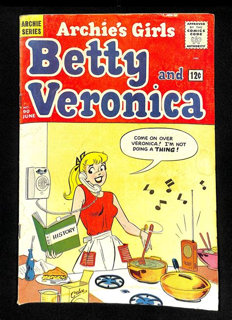 Archie S Girls Betty And Veronica 90 Comic Books Silver Age Archie Comics Romance Hipcomic