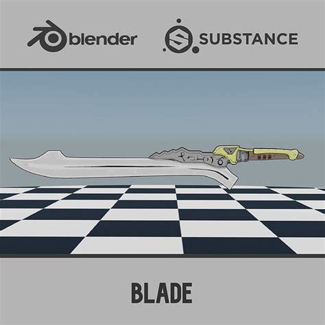 3d Model Blade Vr Ar Low Poly Cgtrader