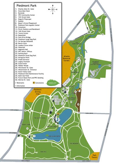 Piedmont Park Conservancy - Park Map | Piedmont park, Park ... Save la quinta inn & suites by wyndham.