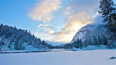 Peaceful Mountain Snow Music 1hr Nature Relaxation Film