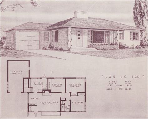 Mid Century Modern House Plans Mid Century Modern Ranch 1948 Homes