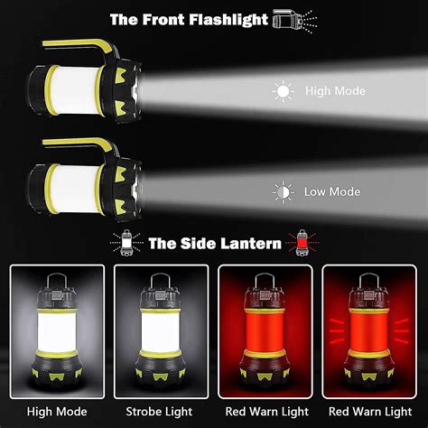 Led Camping Light Camping Lantern Usb Rechargeable Dimmable Ip68