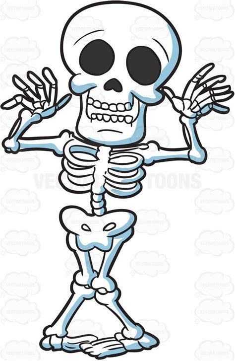 A Silly Skeleton Cute Halloween Drawings Silly Skeleton Skeleton
