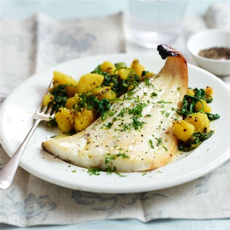 Smoked Haddock Recipes Grilled Smoked Haddock With Spiced Potatoes
