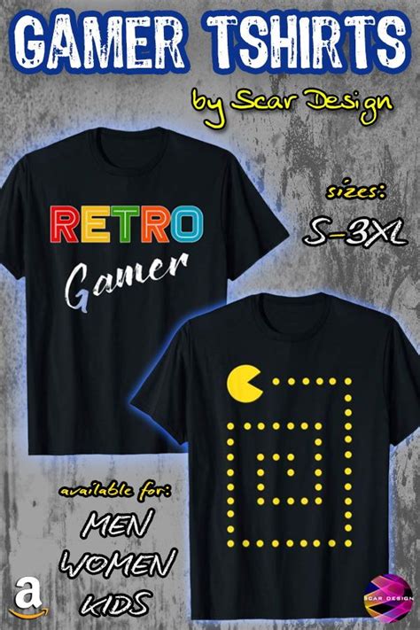 Retro Arcade Gamer Shirts Cool T For Video Game Lovers Gaming Shirt Video Game T Shirts