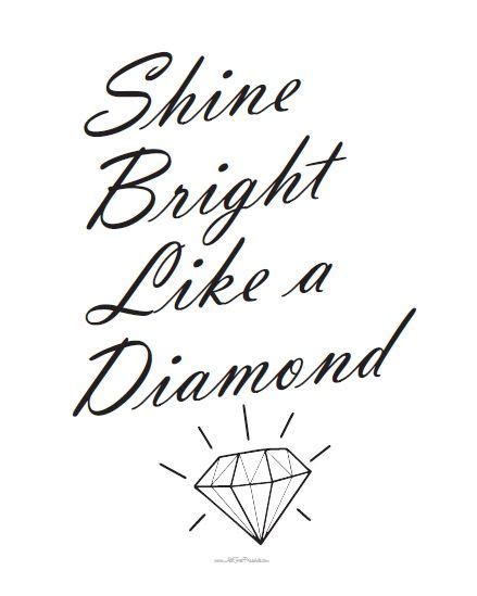 Shine Bright Like A Diamond Svg And Png Files Ubicaciondepersonas