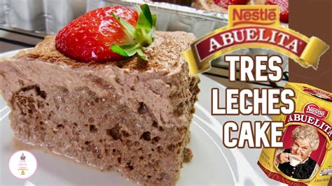 Don't want the ghost shape? CHOCOLATE TRES LECHES CAKE | THREE MILKS CAKE - YouTube