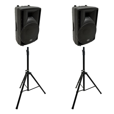 Harmony Audio Single Tripod Speaker Stand 2 With Harmony Audio Pro Dj
