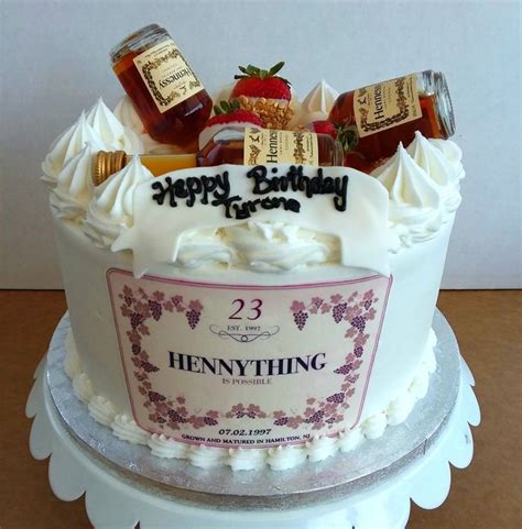 Hennessy Cake 21st Birthday Cakes Special Birthday Cakes Birthday