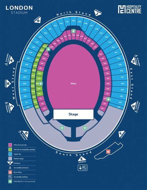 London Stadium Seating Plan Concert Seating Plan How To Plan