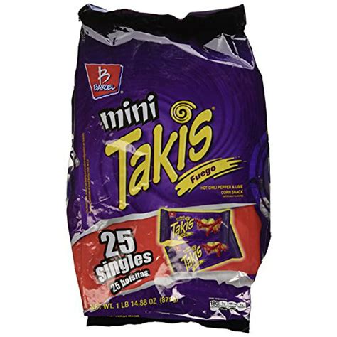 Mini Takis Fuego 25 Bags 12oz