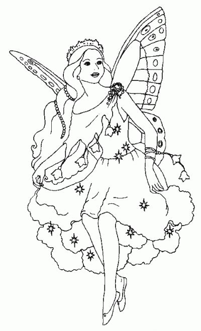 Bella hada - Dibujos para colorear