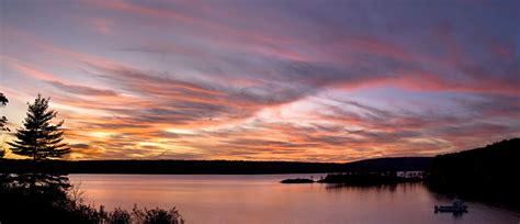 Sunset At Quabbin Reservoir Ma A Perfect Ending To A Grea Flickr
