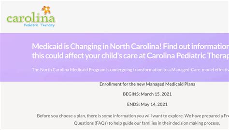 Managed Medicaid In North Carolina Go Live Is July