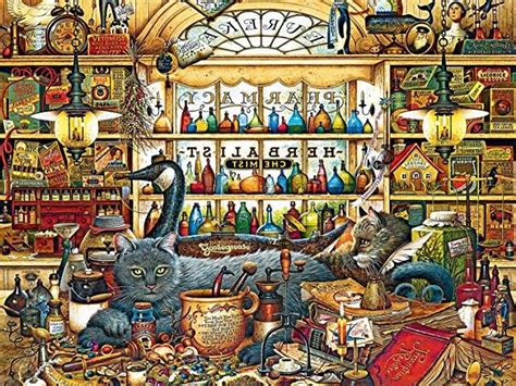 Which is the best picture of charles wysocki's cat? Charles Wysocki cat puzzles. Elmer and Loretta. | Cat ...