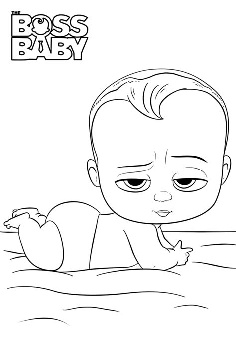 Boss Baby Coloring Pages Printable Coloring Pages