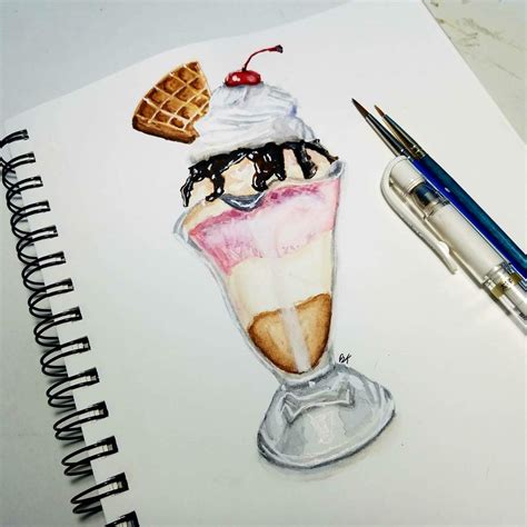 Want to learn how to draw like me? Oodles of Doodles Feb. Day 13: Icecream Sundae | Drawing Amino