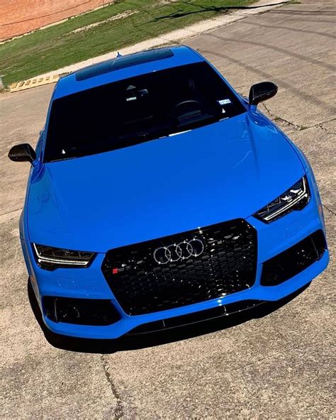 😍🔵rare Voodoo Blue Rs7🔵😍 Get 10 Discount For Audi Tuning Parts By