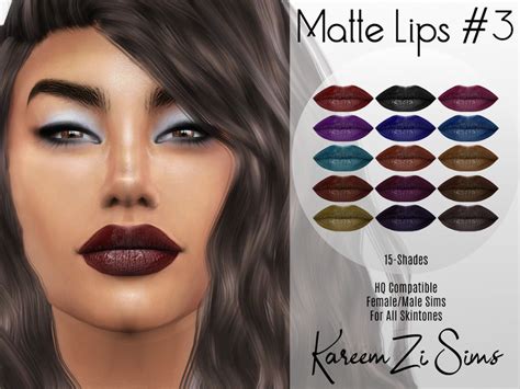 A Set Of Beautiful Vampy Dark Matte Lips That Give A Sultry Look For