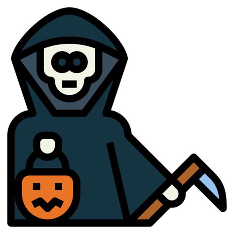 Grim Reaper Smalllikeart Lineal Color Icon