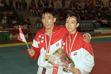 Flyweight Champions Singapores Patrick Wong Jing Ching And