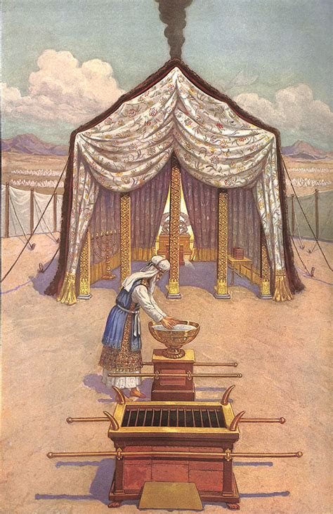 The Courtyard Of The Tabernacle Masonic Poster 11 X 17
