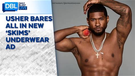 Usher Bares All In New Skims Underwear Ad Youtube