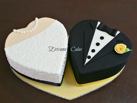 Bride And Groom Puzzle Wedding Cake Cake By Erivana Cakesdecor