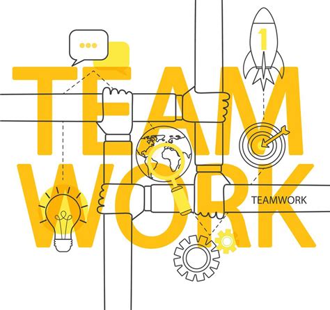 Teamwork Concept Infographic 335551 Vector Art At Vecteezy
