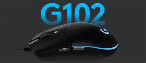 เมาส์ Logitech G102 Prodigy มี 6 ปุ่ม ตั้งมาโครได้ พร้อมไฟ Rgb