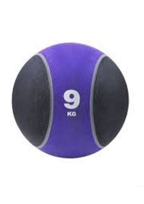 Buy 9kg Rubber Medicine Ball With Bounce Online Today