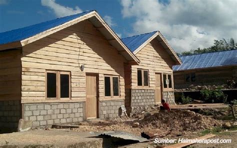 Foto Desain Rumah Bambu Semi Permanen Mau Coba