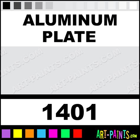 Aluminum Plate Model Acrylic Paints 1401 Aluminum Plate Paint
