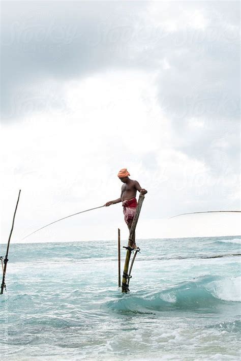 Stilt Fishermen Sri Lanka By Stocksy Contributor Hugh Sitton