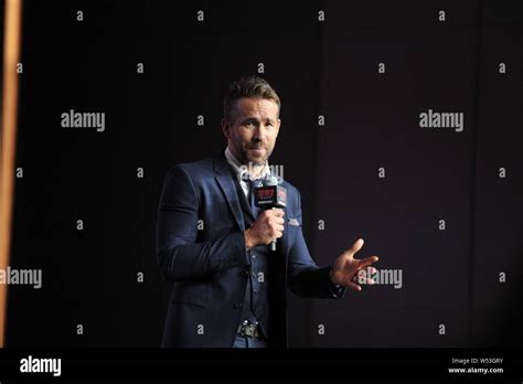 Canadian American Actor Ryan Reynolds Attends The China Press